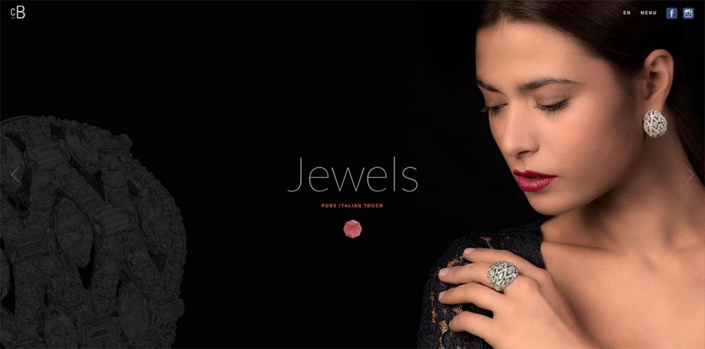 jewelry website design